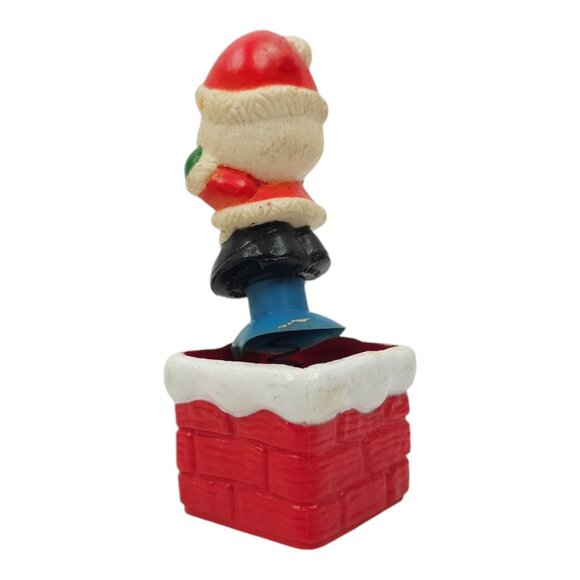 Hallmark Santa Claus Chimney Pop Up Figure 1979 Merry Miniature Kris Kringle Toy - Picture 5 of 14